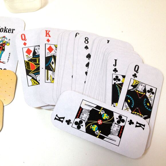 2 Sets Playing Cards BAND-AID Design & Shape New Factory Sealed w/ Plastic Case - Picture 3 of 8